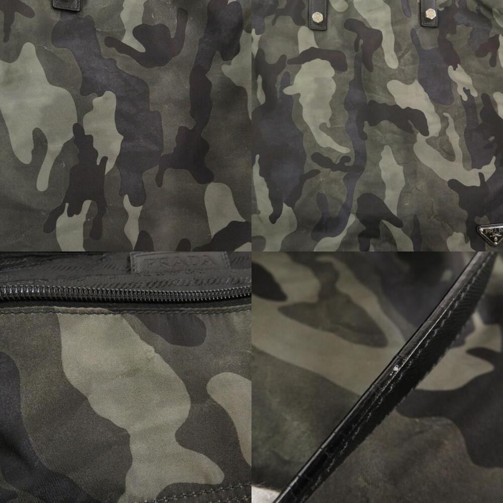 Prada Camouflage Blue Tote Bag - Picture 8 of 11